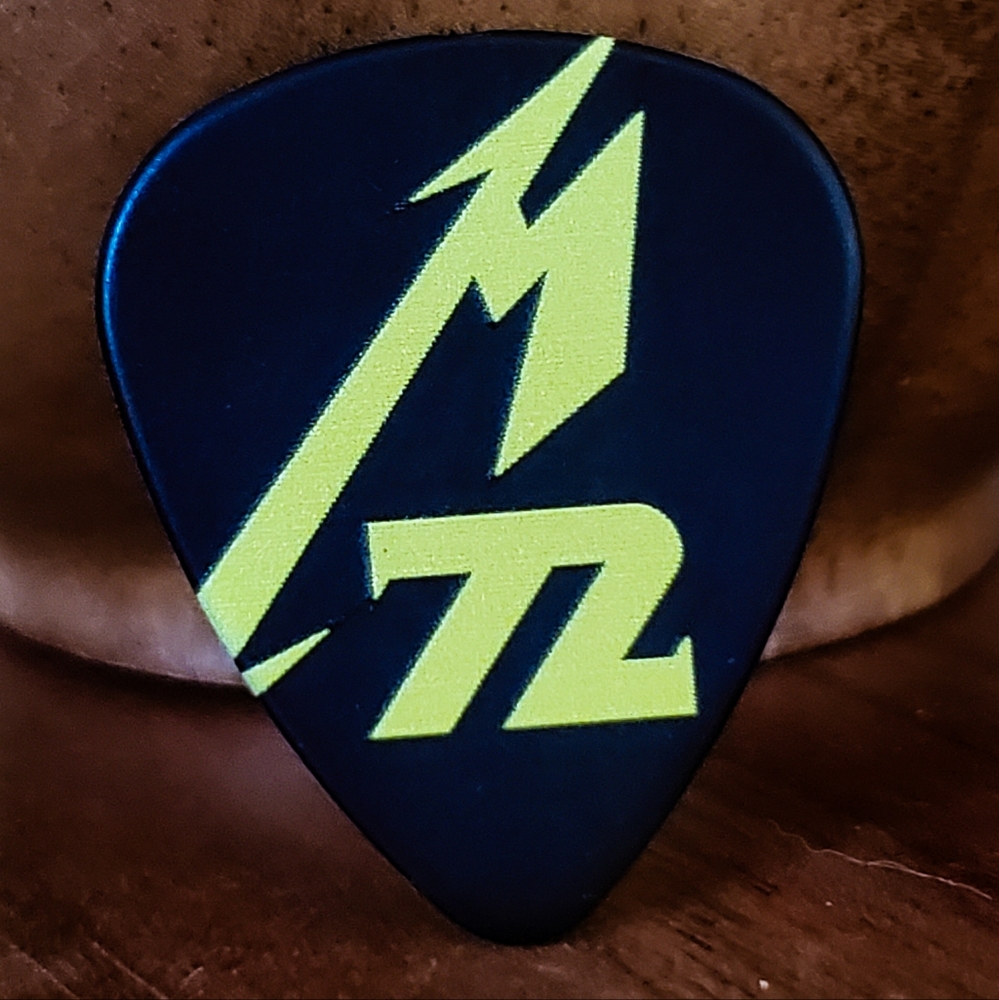 RARE Metallica 72 World Tour Guitar Pick